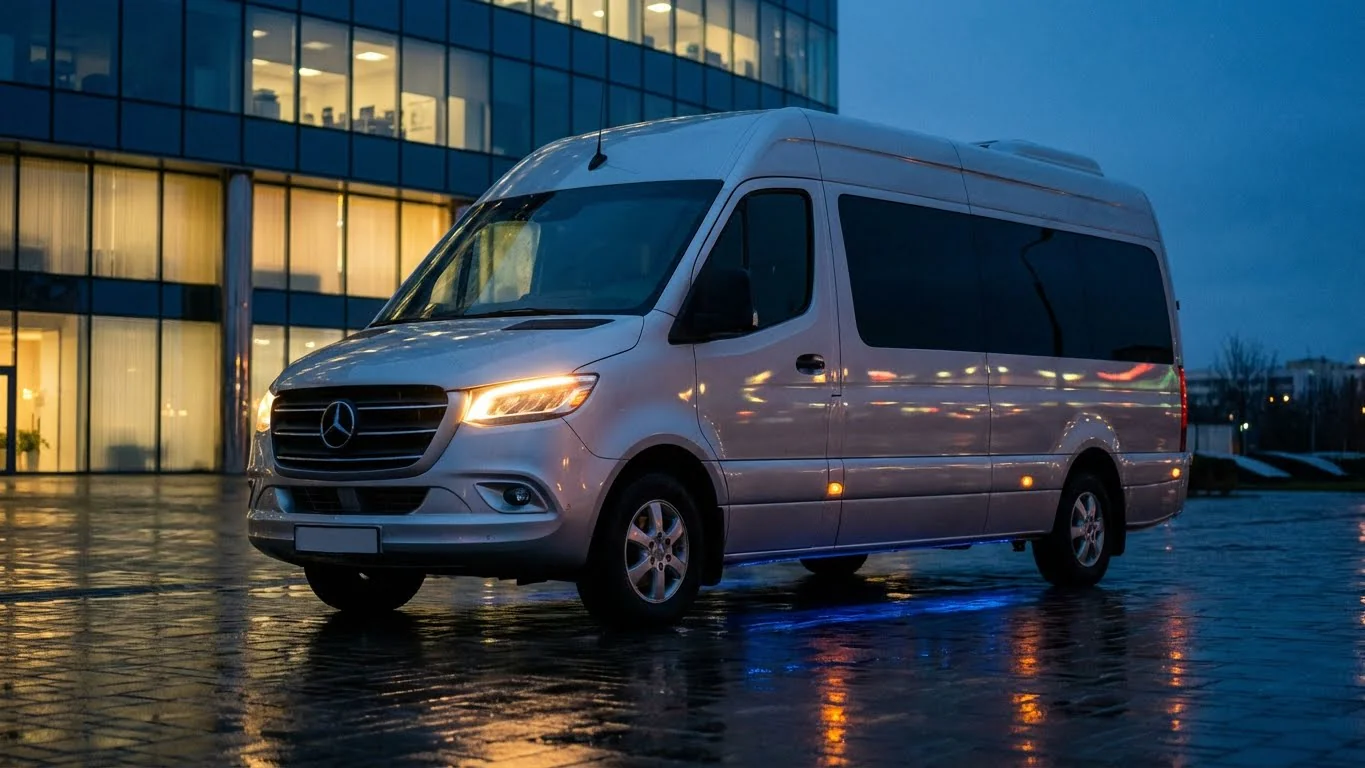 Аренда офиса на колёсах в Минске на базе Mercedes Sprinter VIP