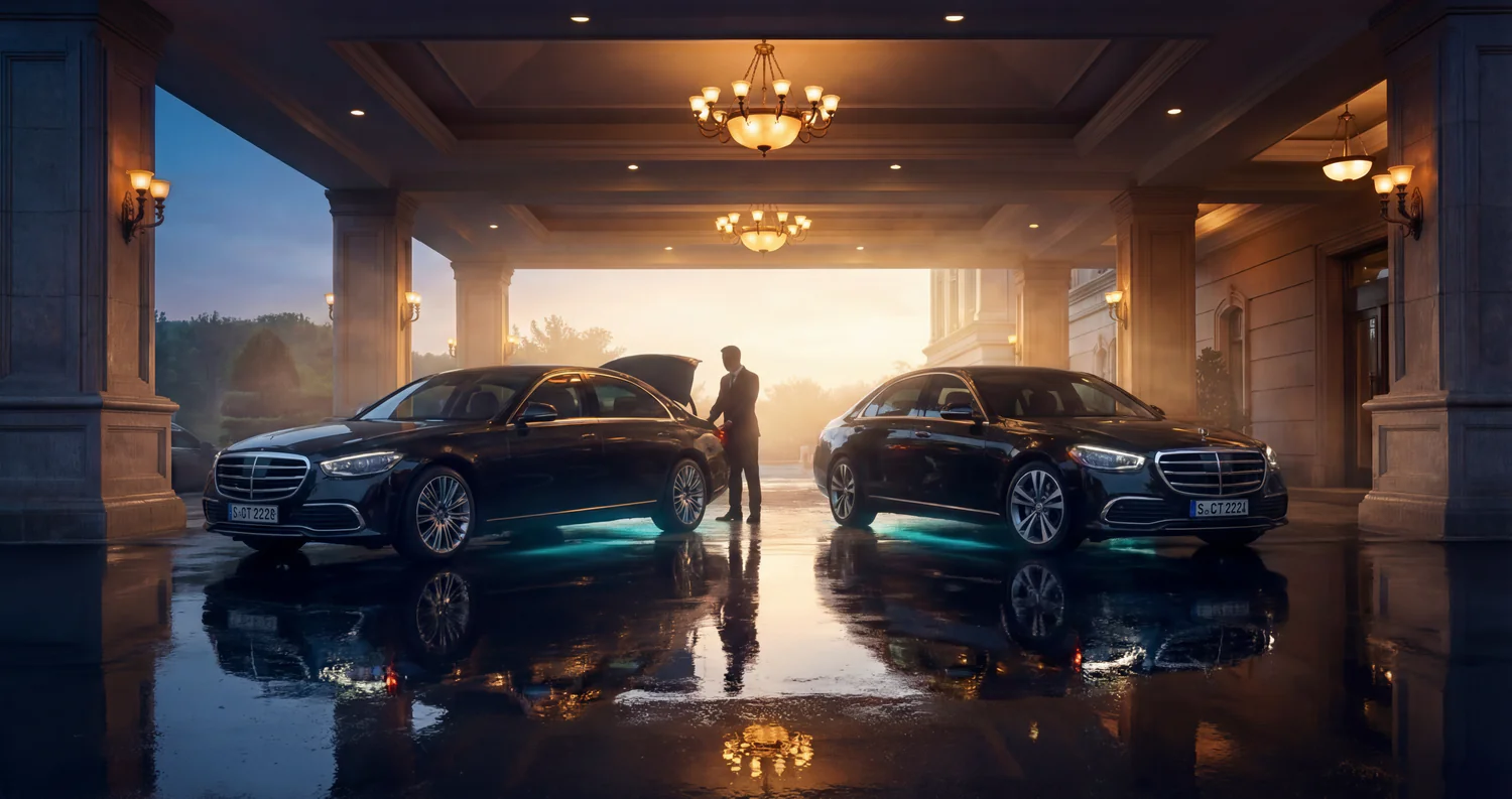 VIP-трансфер на Mercedes с водителем в Минске