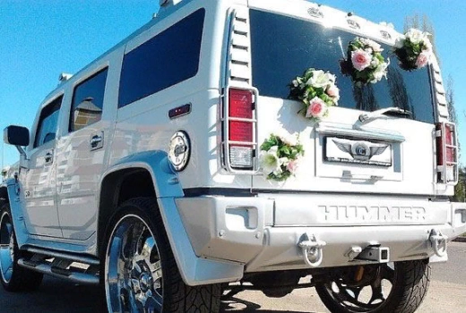 Hummer H2 White