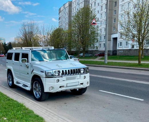 Hummer H2 White