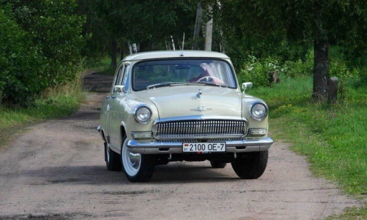 Газ 21 Волга Белый