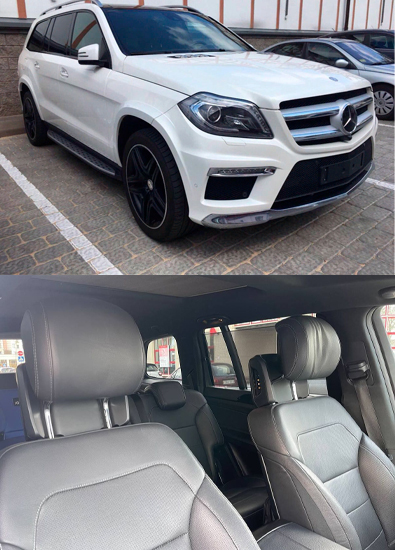 Аренда Mercedes-Benz GL 2015 White в Минске
