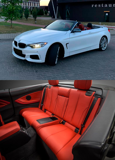 Аренда BMW 4 Белого цвета в Минске